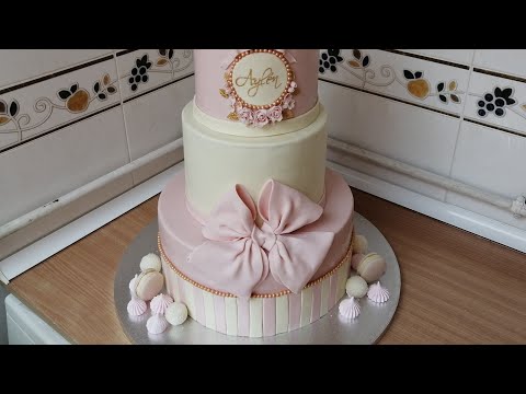 Видео: Красивый БАНТ 🎀 из мастики. Лайфак по превращению мастики для обтяжки, в мастику для лепки.
