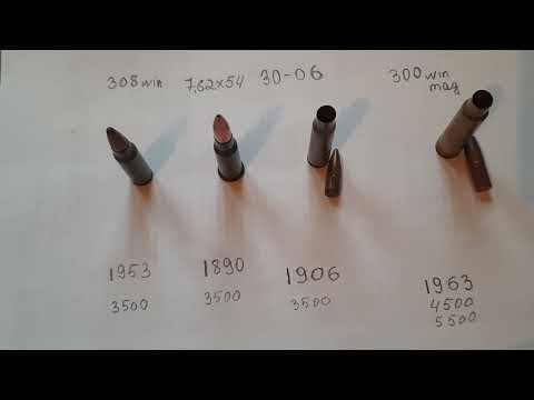 Видео: 308win, 30-06 spg, 7.62x54R & 300win mag  выбираем  универсальный патрон
