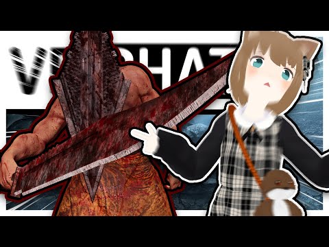 Видео: Пугает людей как ПИРАМИДОГОЛОВЫЙ - VRCHAT