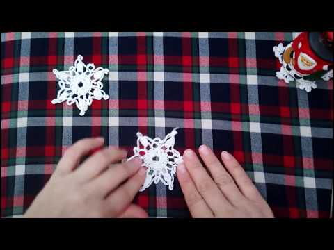 Видео: Снежинка крючком 4.