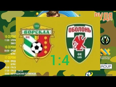 Видео: ДЮФШ ФК Ворскла - ФК Зміна Оболонь 1:4