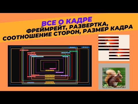 Видео: ВСЕ О ВИДЕО - Что такое размер и частота кадров, интерлейс, развертка, соотношение сторон картинки?