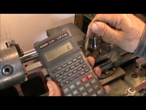 Видео: Токарная обработка конических поверхностей Ч 5  Настройка каретки по скалке