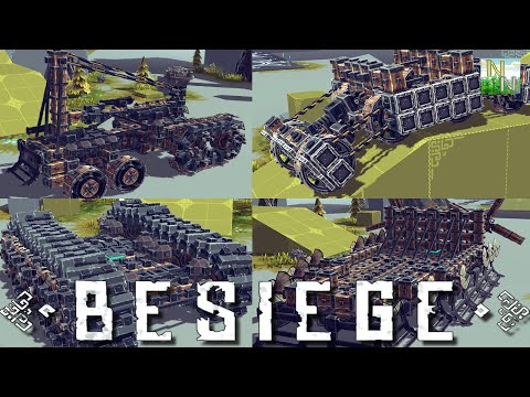 Видео: Besiege v0.09 Интересные платформы и великолепный БТР