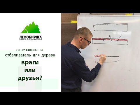 Видео: Вся правда о огнезащите и отбеливателе для дерева