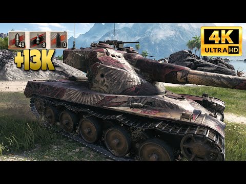 Видео: AMX 50 B: +13 тыс. урона почти одними AP - World of Tanks