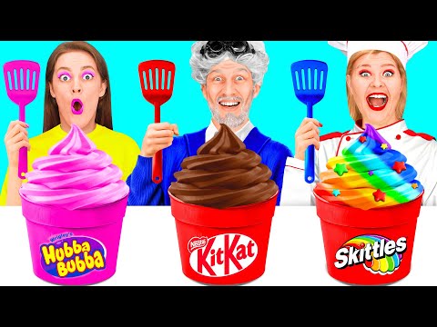 Видео: Кулинарный Челлендж: Я Против Дедушки | Кулинарная битва с Секретными Гаджетами RaPaPa Challenge