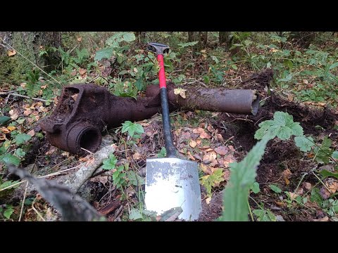 Видео: Опять минус колесо на вездеходе . Нашёл перспективный ус с большим количеством тракторного лома