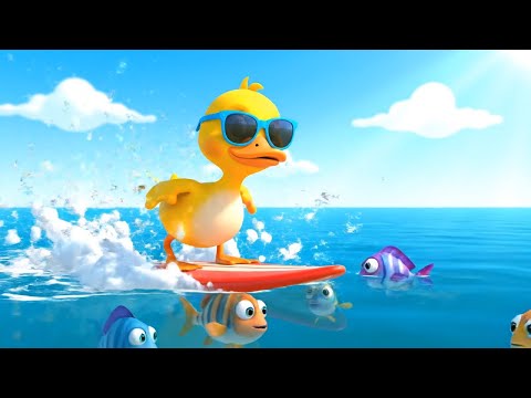 Видео: Утка скользит по калифорнийским волнам 🏄