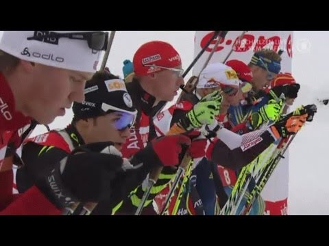 Видео: Биатлон Мужчины Эстафета 4х7,5 км. 7 декабря 2013 г. Хохфильцен Австрия