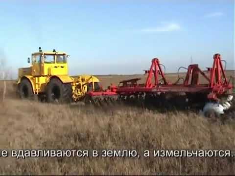 Видео: Борона дисковая тяжелая Корвет 6,0 с дисками флео-флео