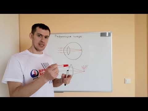 Видео: Рефракция глаза (физическая). Фокусное расстояние #40