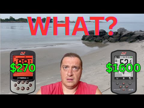 Видео: Minelab X-Terra Pro ($270) «Морской пляж» против «Мантикоры» ($1600)