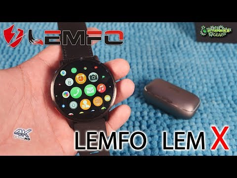 Видео: LEMFO LEM X Обзор ОГРОМНЫХ смарт часов 900 mAh
