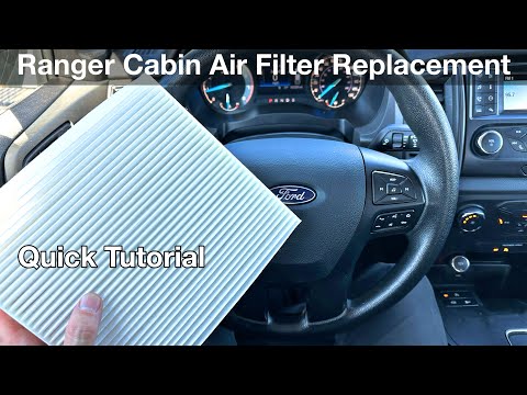 Видео: Ford Ranger 2019 - 2023 Как заменить салонный фильтр / 2020 2021 2022