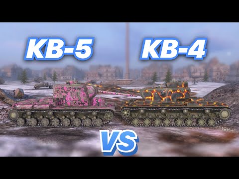 Видео: НА ЗАБИВ#83 | СОВЕТСКИЕ БОГАТЫРИ | КВ-5 против КВ-4 | WoT Blitz | Zlobina Liza