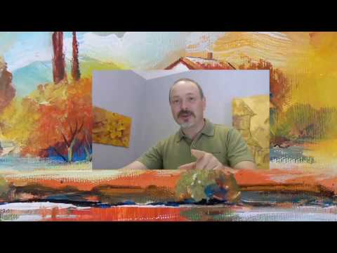 Видео: Как рисовать акрилом. Осень в Провансе.