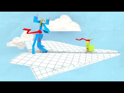 Видео: Бумажки ✨ На высоте 💥 Мультики для малышей ✨ Super Toons TV