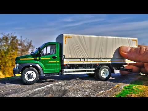 Видео: ГАЗОН NEXT масштаб 1/43. Такого еще не видел! НАП распаковка и обзор. Про машинки