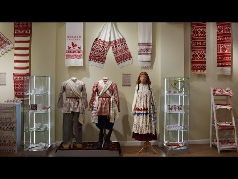 Видео: Экскурсия по выставке "Открывая фонды музея  Тайны рушника"
