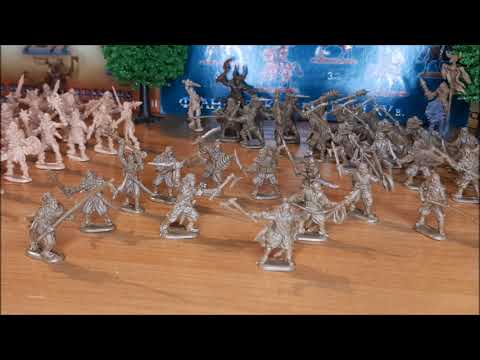 Видео: Солдатики 1/72 Корсары vs Киммерийцы