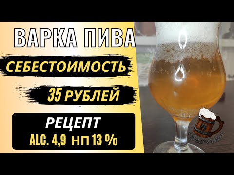 Видео: ПИВО СЕБЕСТОИМОСТЬЮ 35 РУБЛЕЙ ЗА ЛИТР в домашних условиях. ПРОСТОЙ ПОШАГОВЫЙ РЕЦЕПТ