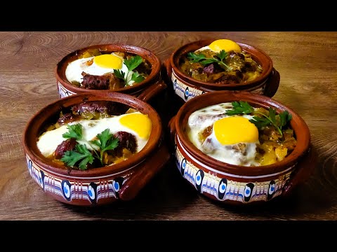 Видео: Запеканка с суджуком, луком-пореем и картофелем. Удивительное сочетание!