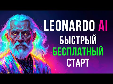 Видео: 😎 LEONARDO AI. Быстрый, 🎁 БЕСПЛАТНЫЙ, старт в обновленном интерфейсе на ⭐️ новой модели Phoenix.