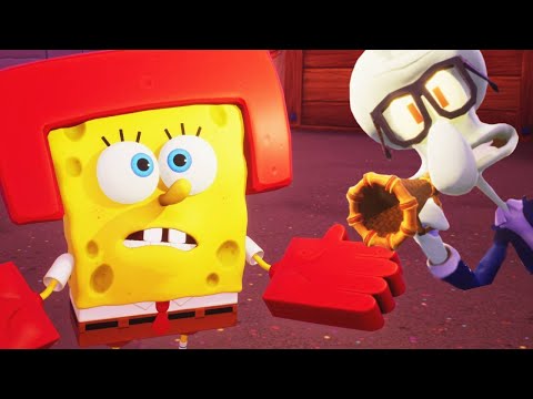 Видео: ГУБКА БОБ КАРАТИСТ СНИМАЕТСЯ в КИНО / SpongeBob SquarePants: The Cosmic Shake