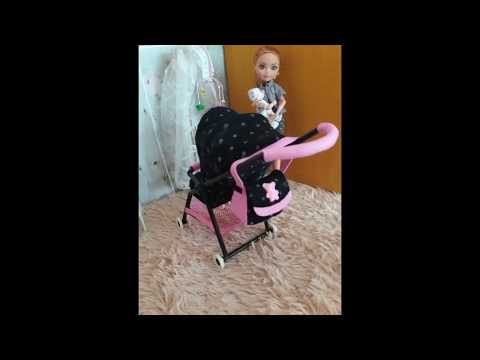 Видео: Делаю коляску для куклы мини реборна!!!!