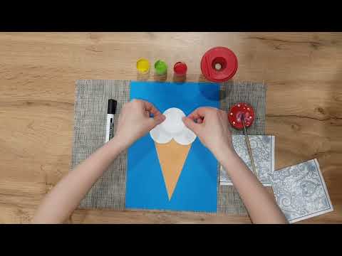 Видео: @larysastepanets5091 Фруктове морозиво. Аплікація