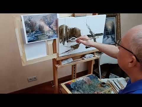 Видео: Пишем картину Хорошилово