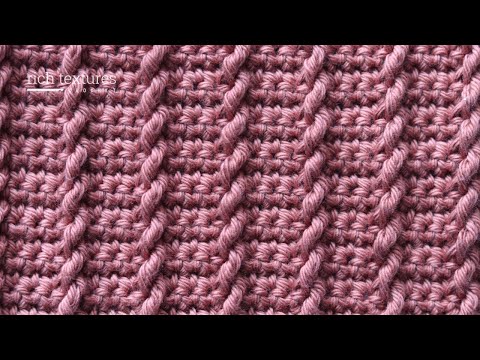 Видео: Скрученный столбик | Как вязать крючком