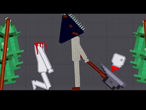 Видео: ПИРАМИДОГОЛОВЫЙ ПРОТИВ ЛЮДЕЙ! ОПАСНЫЙ МОНСТР УНИЧТОЖАЕТ! БЕЗУМИЕ И УГАР В PEOPLE PLAYGROUND