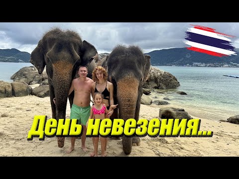 Видео: Купание со слонами - это страшно и весело | Таиланд, день 4