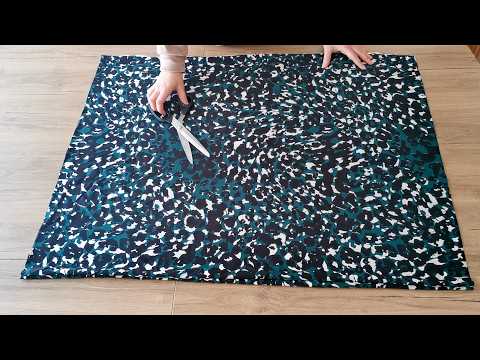 Видео: Раскроить за 5 минут, сшить за 10 💜 Вам не нужно быть портным, чтобы сшить эту юбку