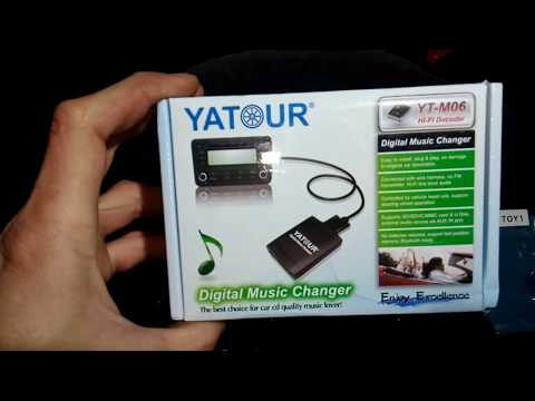 Видео: USB для автомагнитолы через YATOUR на примере TOYOTA HARRIER 2000г.