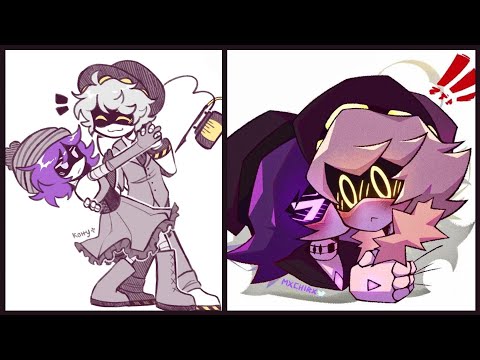 Видео: Смешной и очаровательный сборник комиксов N x Uzi Dub 4 (Murder Drones Comic Dub)