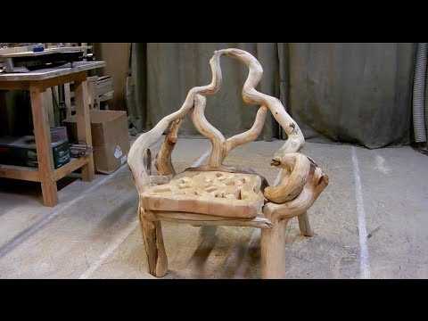 Видео: Кресло в стиле "Адирондак". Часть 2. Chair. The Style Is "Adirondack". Part 2.