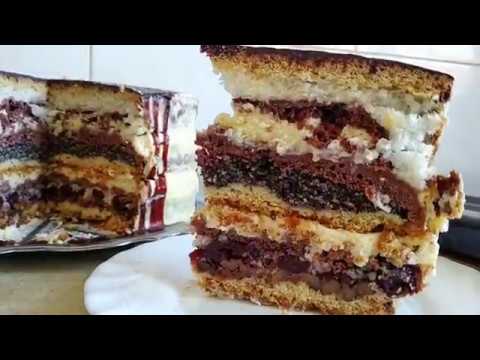 Видео: Торт над тортами "Вишиванка" Високий Пляцок "Вишиванка" Торт "Вышиванка"