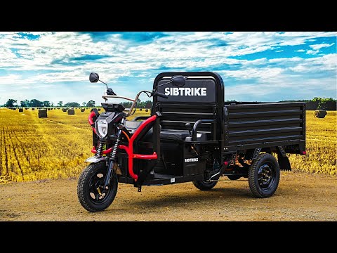 Видео: ОН СПОСОБЕН НА ВСЁ! Грузовой электроскутер WHITE SIBERIA SIBTRIKE CARGO 2025