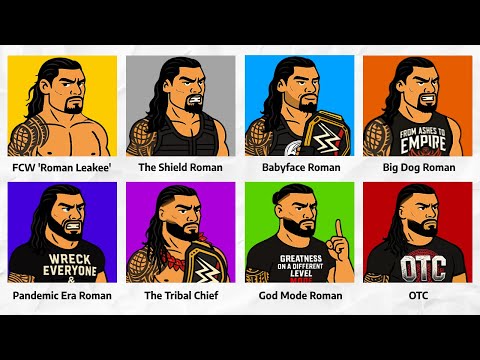 Видео: Каждая версия ROMAN REIGNS объясняется за 11 минут