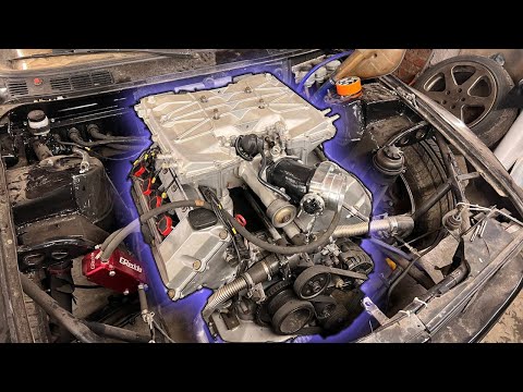 Видео: СУПЕРЧАРДЖЕР М60В44 700СИЛ BMW E30