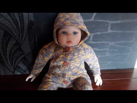 Видео: детский цельновязаный комбинезон на вязальной машине часть 3 #вязаниенамашине #детскийкомбинезон