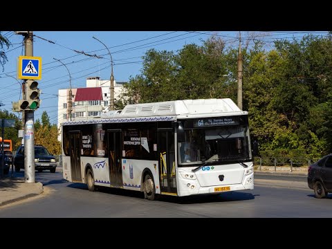 Видео: ЛиАЗ-5292.67 (CNG) ВЕ 153 64 Маршрут №6А город Саратов 