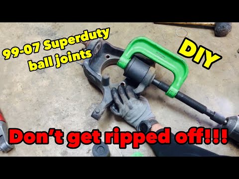 Видео: 99-07 F250 F350 Шаровые опоры