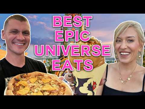 Видео: Закуски для тематического парка: EPIC UNIVERSE | Лучшие блюда и напитки в Universal Orlando