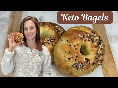 Видео: Кето-бублики! Использую мою идеальную кето-муку | Без глютена