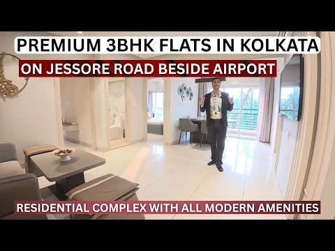 Видео: Роскошные 3-комнатные квартиры в Калькутте на Джессор-роуд рядом с аэропортом 📞8100293325 | Недви...