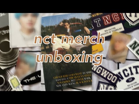 Видео: 🍪Распаковка мерча nct | kpop merch unboxing